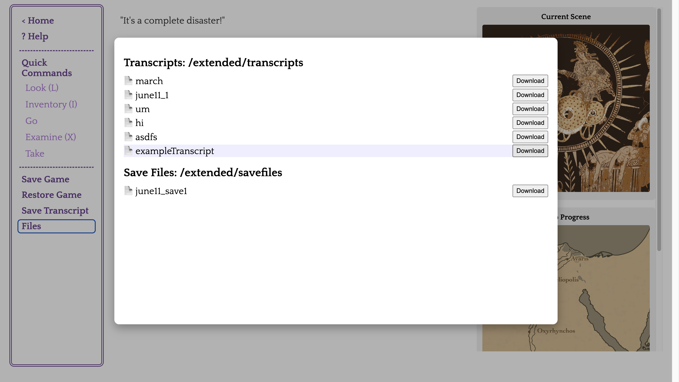 Transcript downloaded