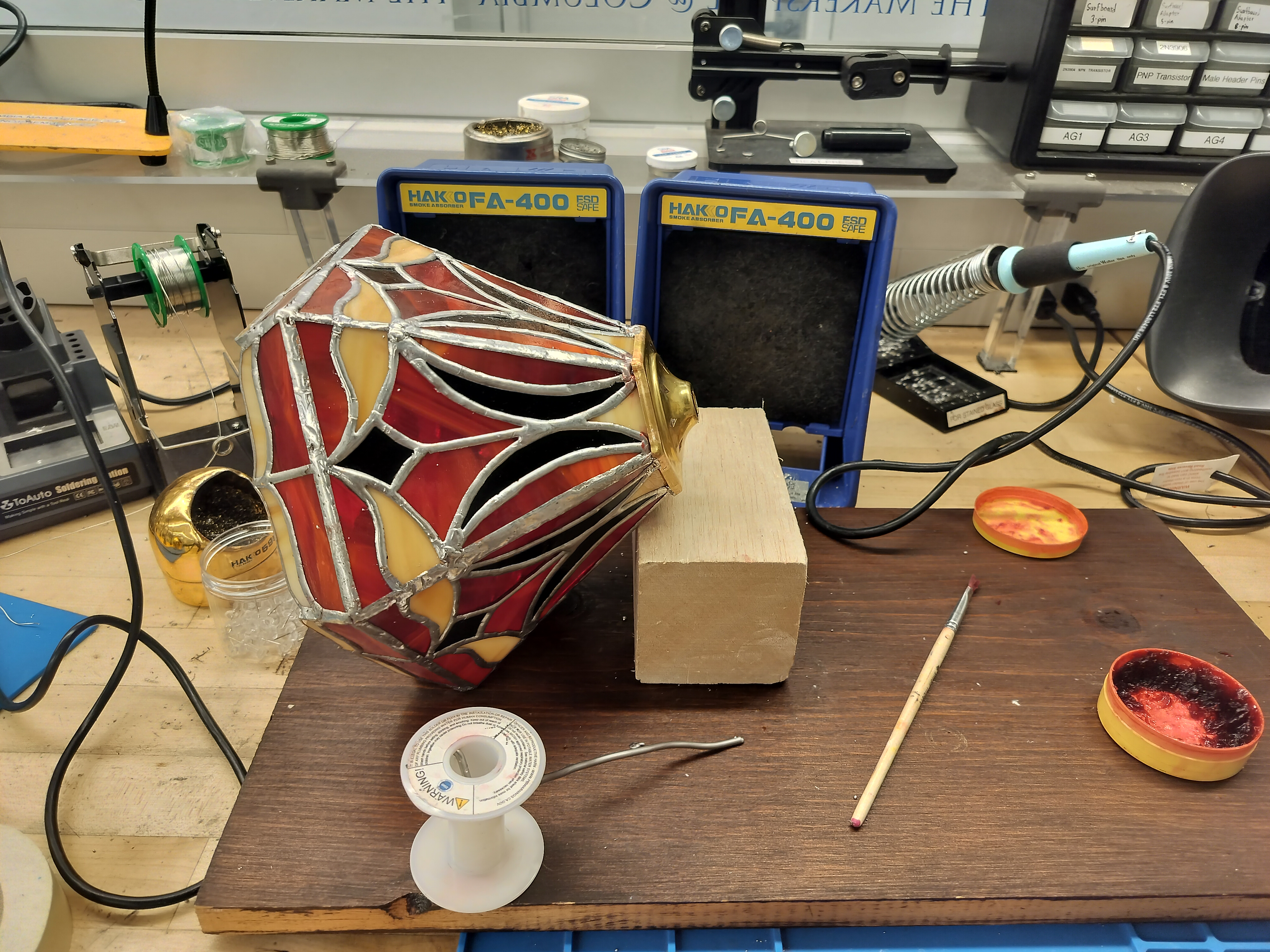After soldering