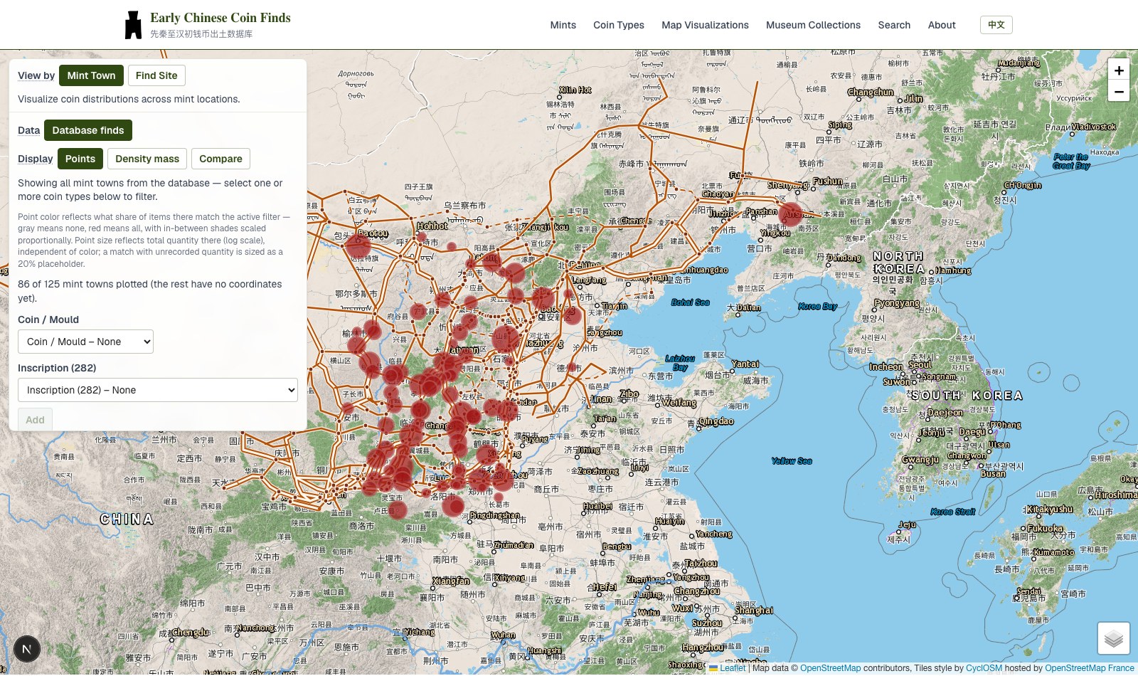 Map visualization — 17 viz mint town